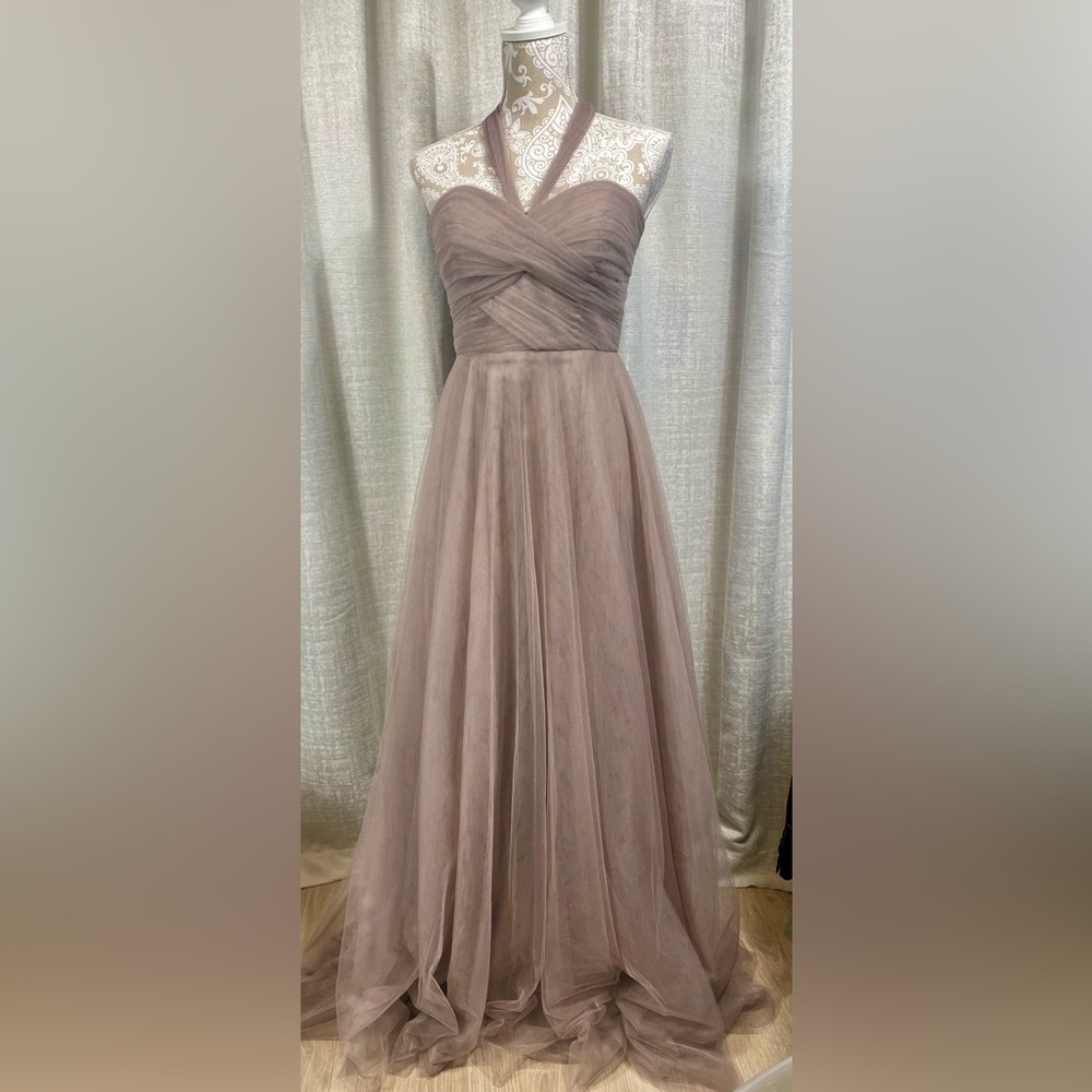 Jenny Yoo Mauve Tulle Gown Sz 6 – Bridesmaid / Formal - Picture 6 of 15